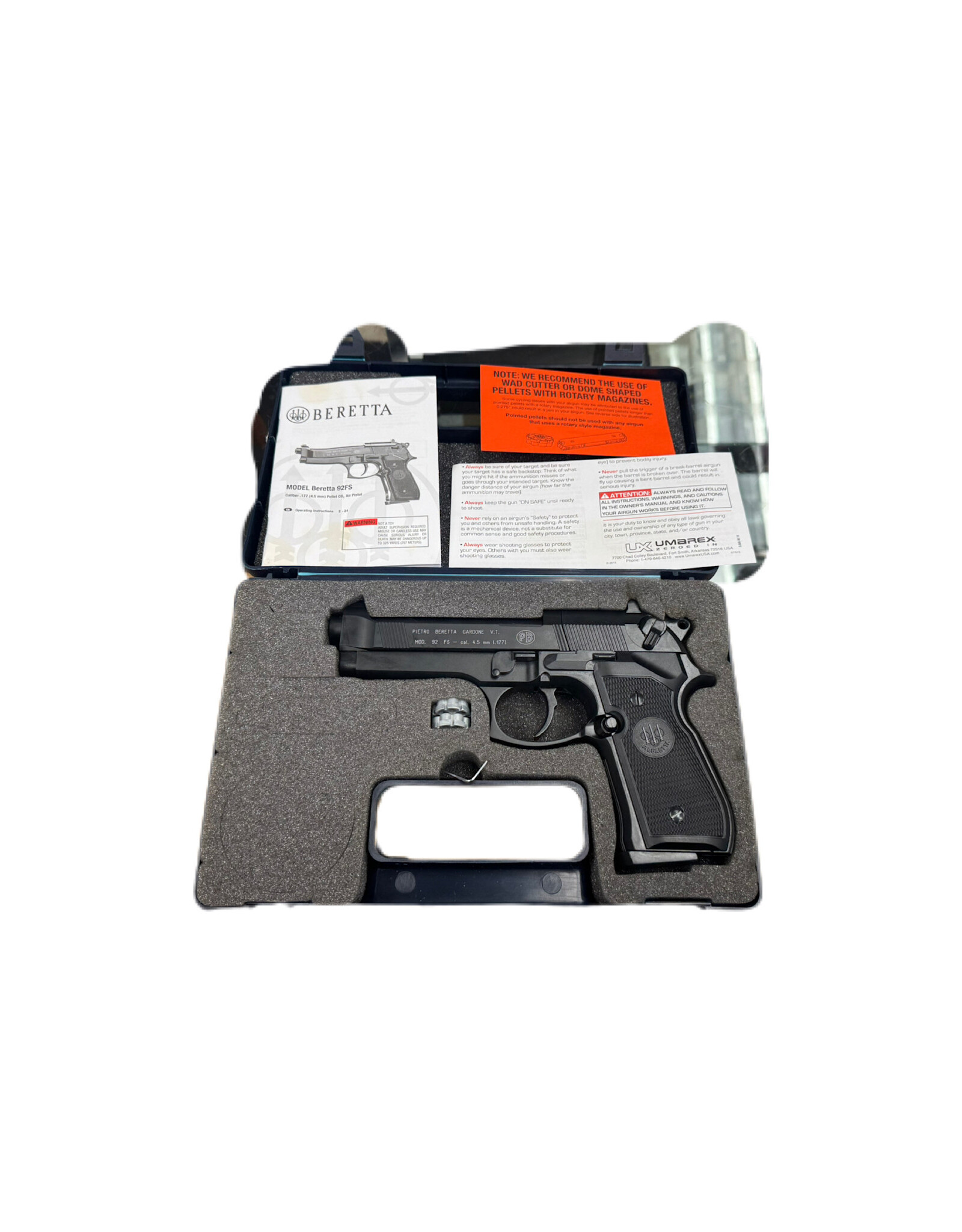**PRE-OWNED** UMAREX BERETTA M92FS .177  CO2 PELLET PISTOL