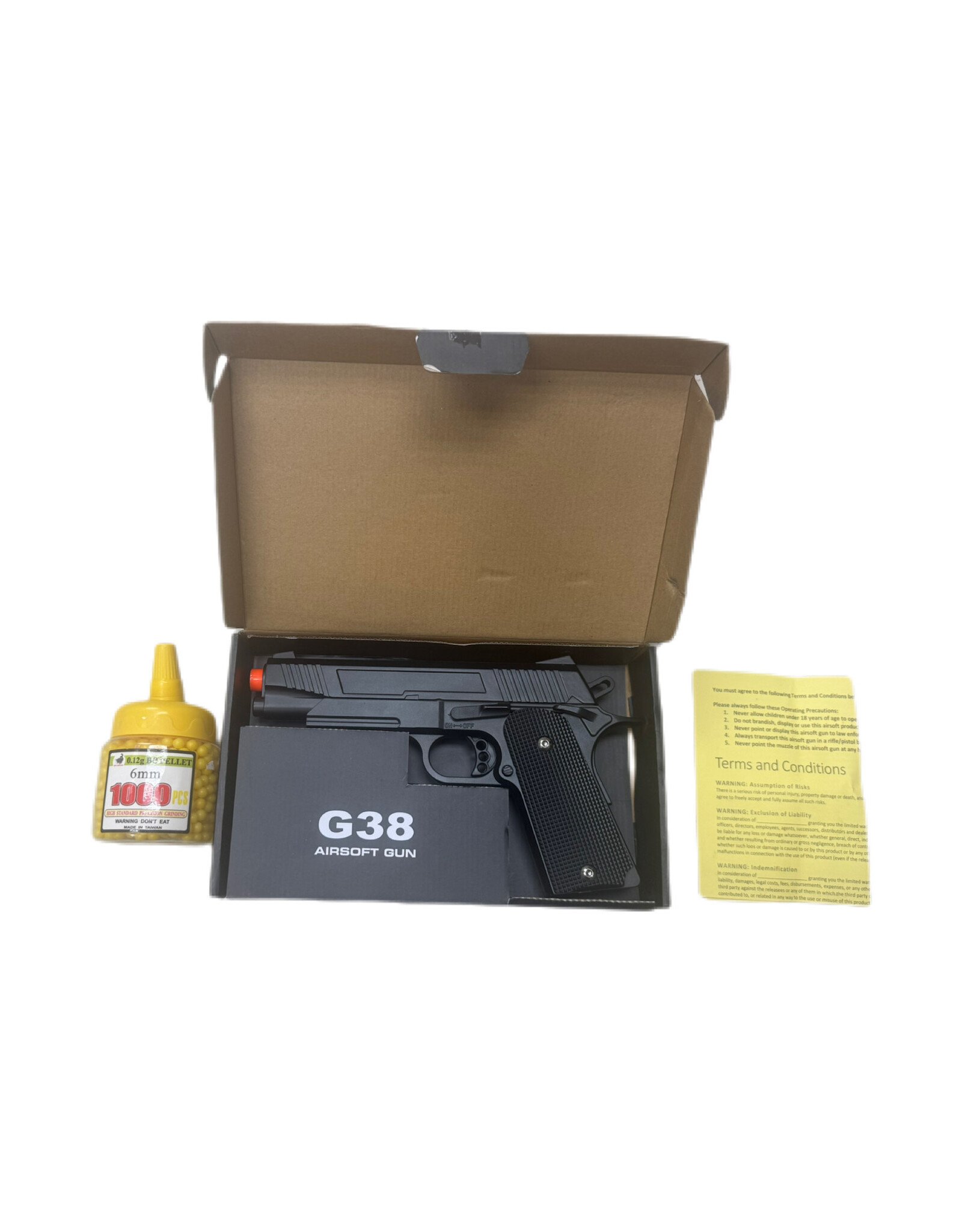 **PRE-OWNED** UKARMS G38 6MM AIRSOFT SPRING PISTOL