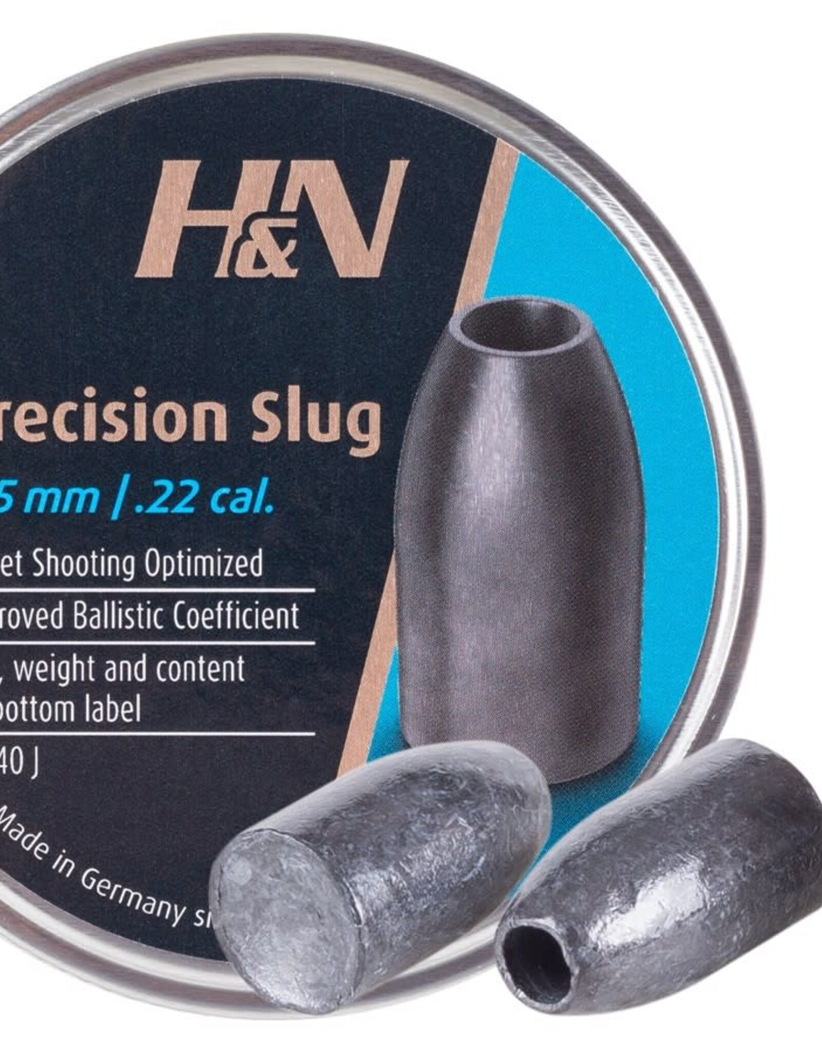 H&N Sport H&N Precision Slug, .218 Cal., 33 Grains, Hollowpoint, 150ct
