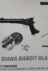 Diana Diana Bandit Black PCP Air Pistol .22 Caliber with Pellets and Pump