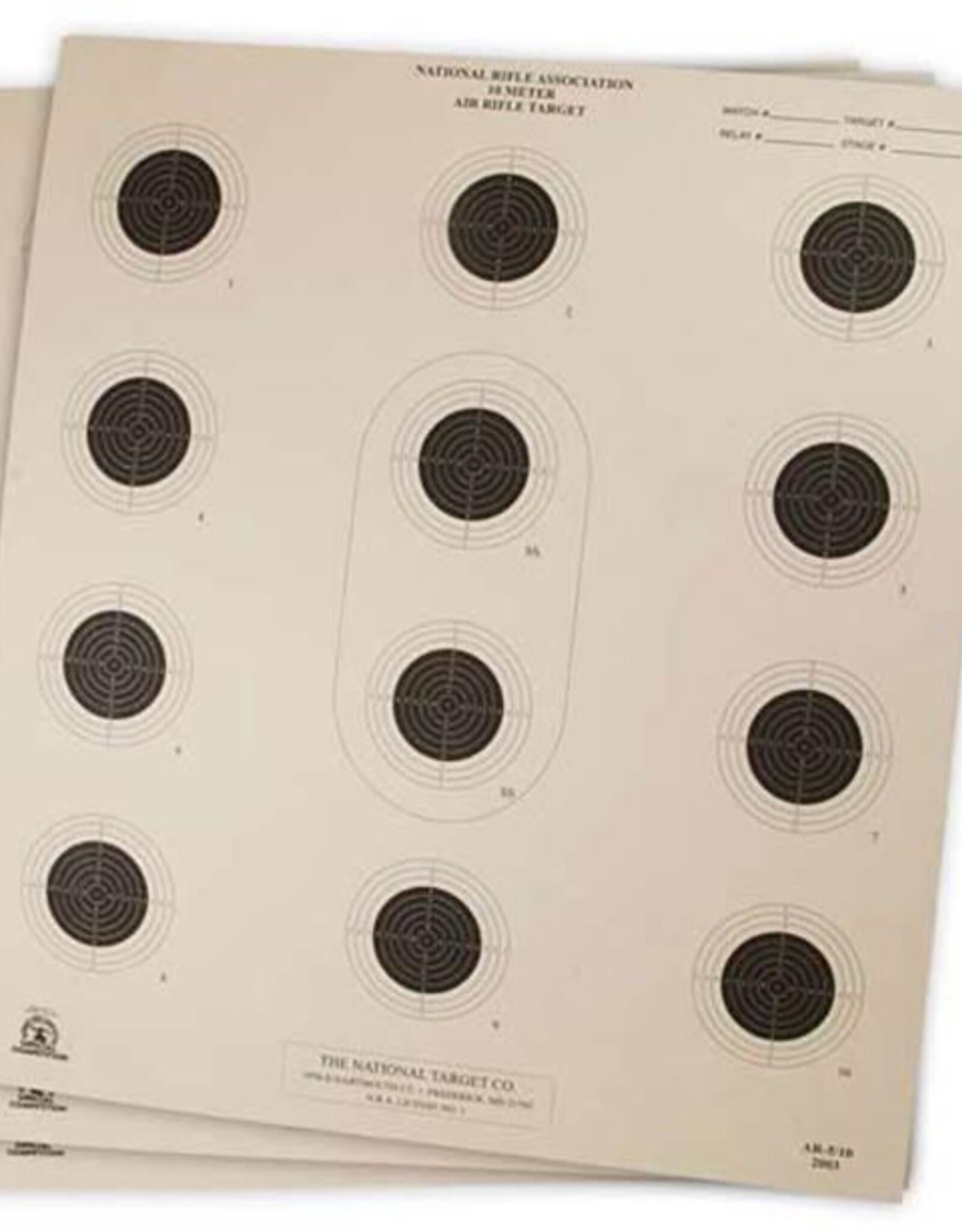 **PRE-OWNED** KRUGER NRA 10 METER AIR RIFLE TARGETS 103 COUNT