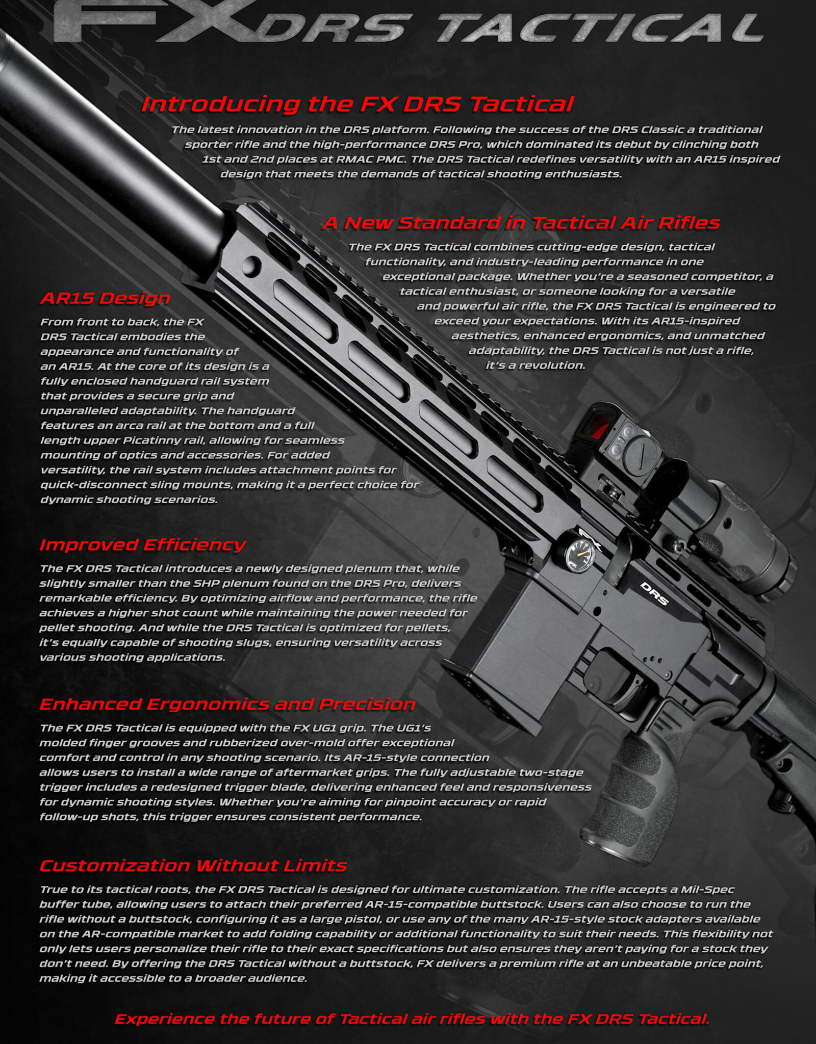 FX Airguns FX DRS EXP Tactical