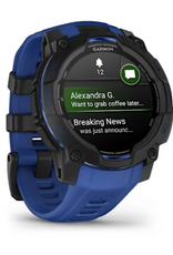 Garmin Instinct® 3 – 45 mm, AMOLED, Black with Bolt Blue/Black Band
