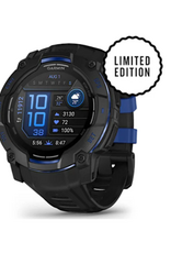 Garmin Instinct® 3 – 50 mm, AMOLED, Black with Black/Bolt Blue Band