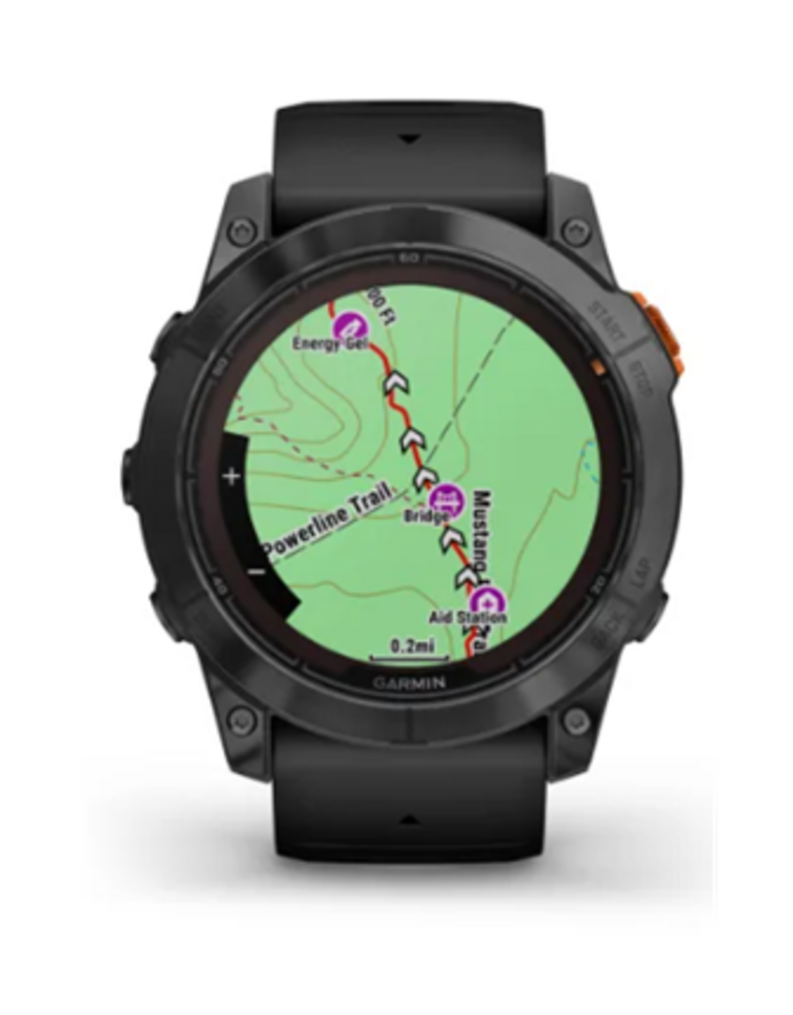 Garmin fēnix® 8 Pro – 47 mm, AMOLED, Sapphire, Carbon Gray DLC Titanium with Black/Pebble Gray Silicone Band