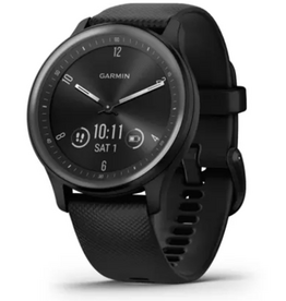 Garmin vívomove® Sport, Black Case and Silicone Band with Slate Accents