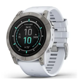Garmin epix™ Pro (Gen 2) – Sapphire Edition | 51 mm, Titanium with Whitestone Band