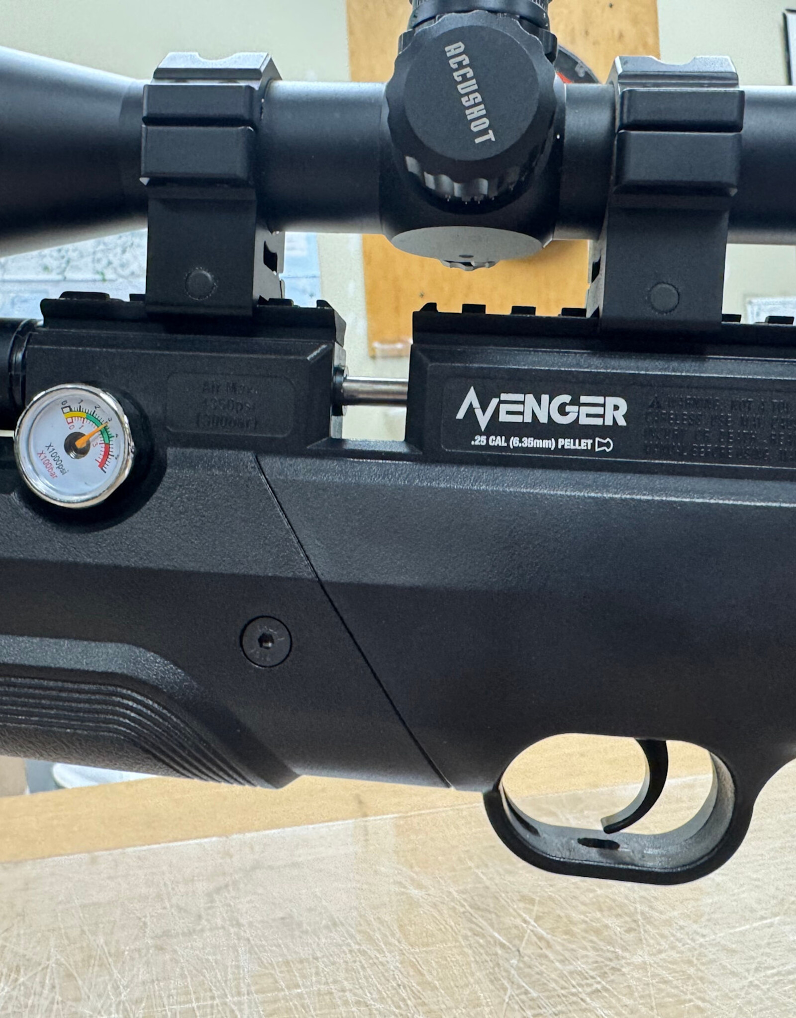 **PRE-OWNED** AIR VENTURI AVENGER .25CAL PCP AIR RIFLE