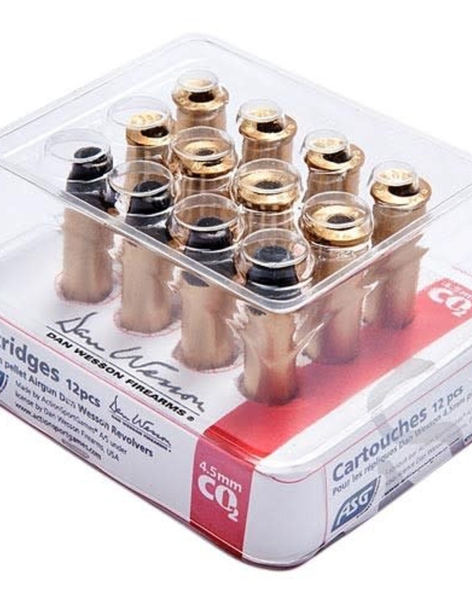 asg - action sport games Dan Wesson 715 .177 Caliber Pellet Revolver Cartridges 12 Count