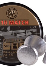 RWS R-10 Match Heavy .177 Cal, 8.2 Grains, Wadcutter, 500ct