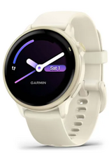 Garmin vívoactive® 6, Lunar Gold with Bone Band