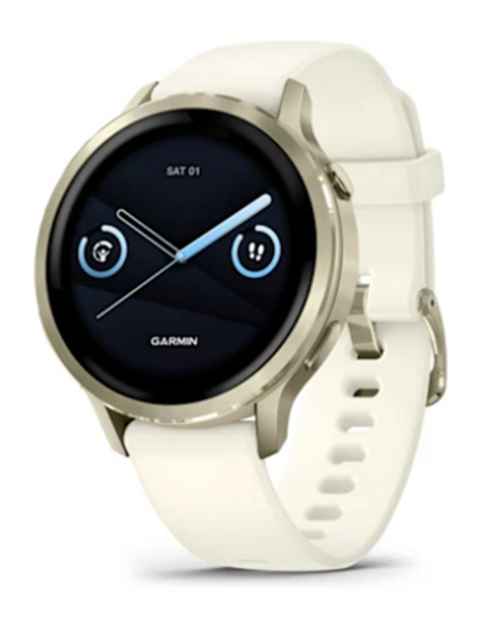 Garmin Venu® 4 – 41 mm, Lunar Gold with Bone Band