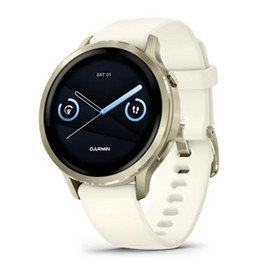 Garmin Venu® 4 – 41 mm, Lunar Gold with Bone Band