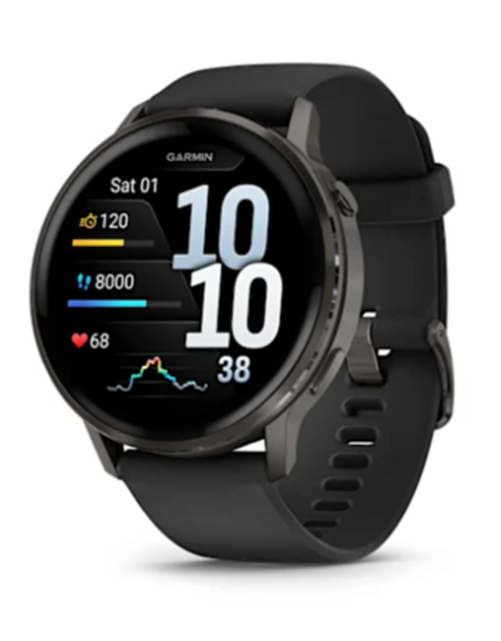 Garmin Venu® 4 – 45 mm, Slate with Black Band