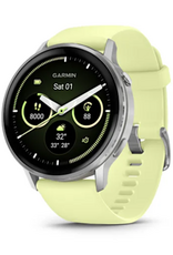 Garmin Venu® 4 – 45 mm, Silver with Citron Band