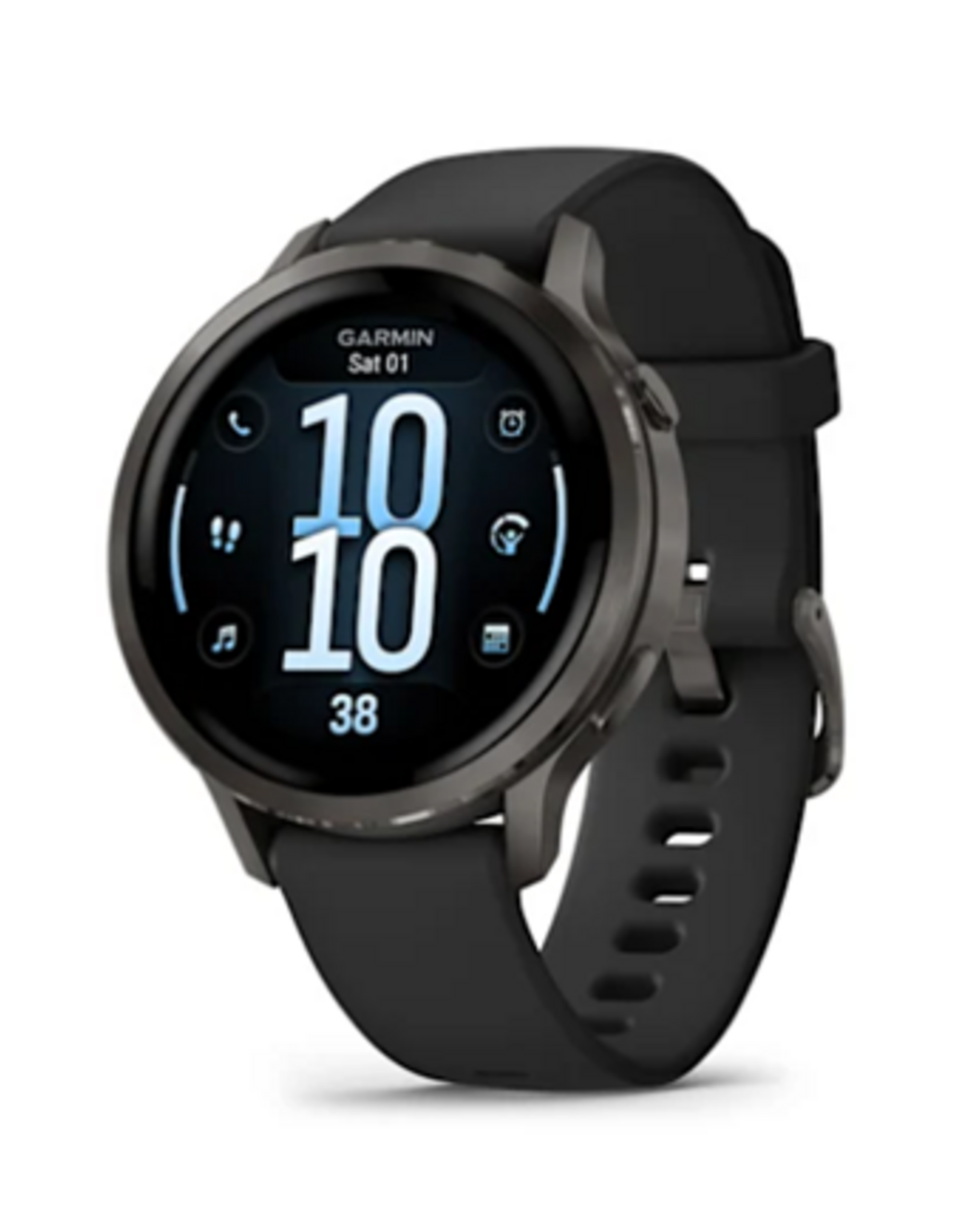 Garmin Venu® 4 – 41 mm, Slate with Black Band