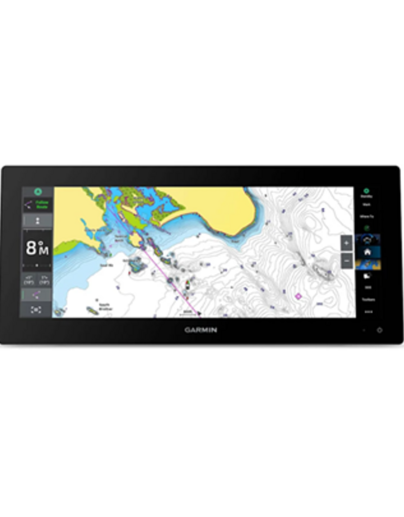 Garmin GPSMAP® 1543xsv, SideVü, ClearVü and Traditional CHIRP Sonar with Mapping