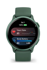 Garmin vívoactive® 6, Metallic Jasper Green with Jasper Green Band
