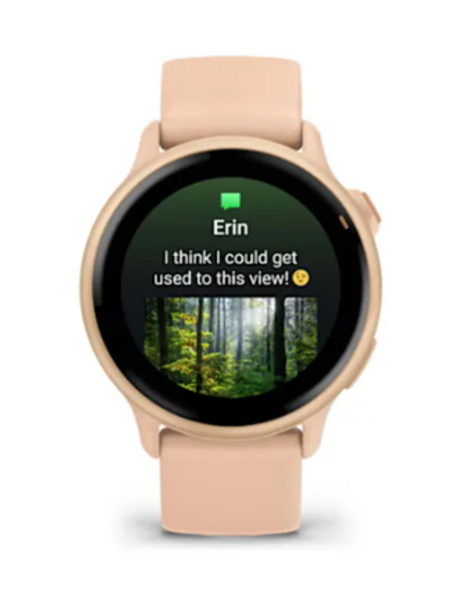 Garmin vívoactive® 6, Metallic Pink Dawn with Pink Dawn Band