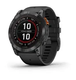Garmin fēnix® 7X Pro – Solar Edition, Slate Gray with Black Band