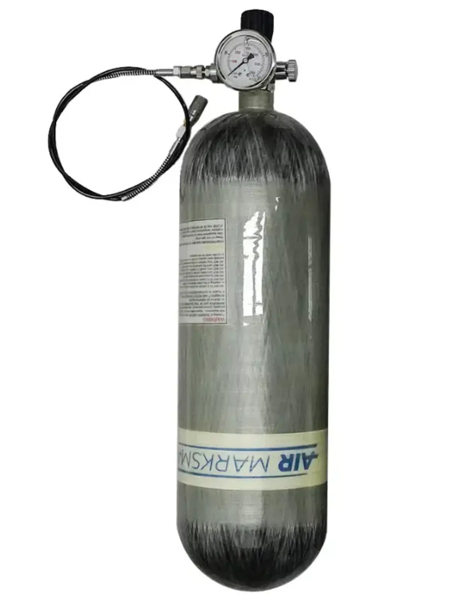 Air Marksman 74 Cubic Foot - 4500 psi airgun refill tank with fill valve - hose - female foster QD