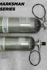 Air Marksman 74 Cubic Foot - 4500 psi airgun refill tank with fill valve - hose - female foster QD