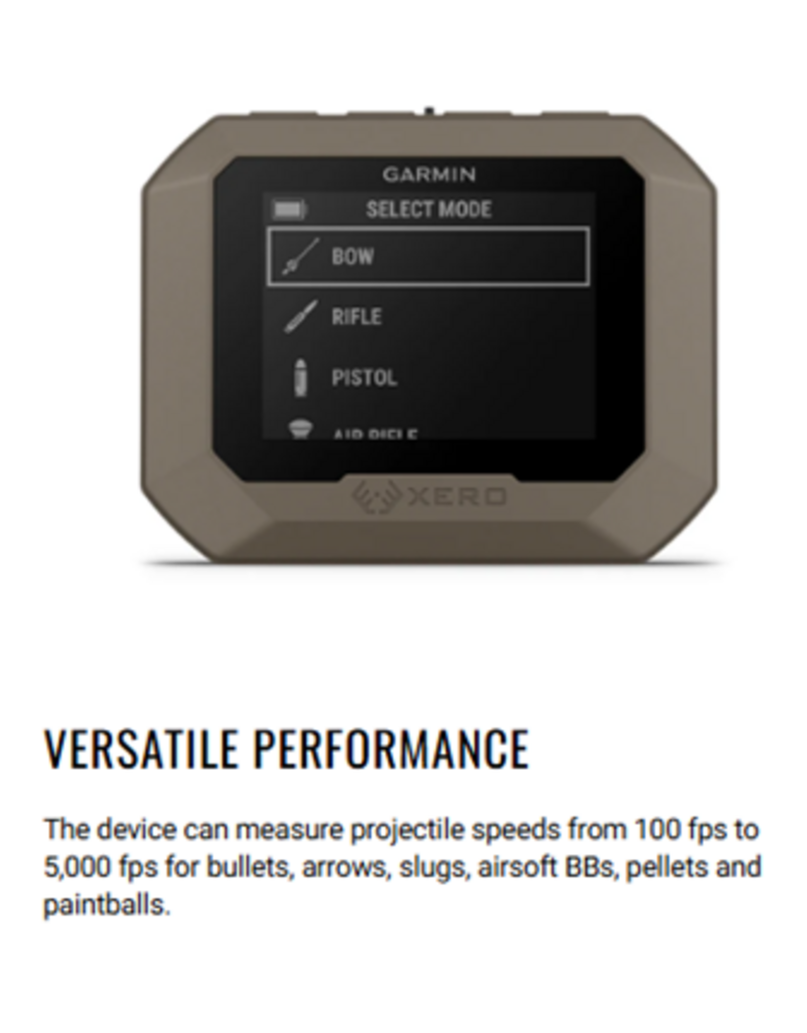 Garmin Xero C1 PRO Compact Ballistics Chronograph