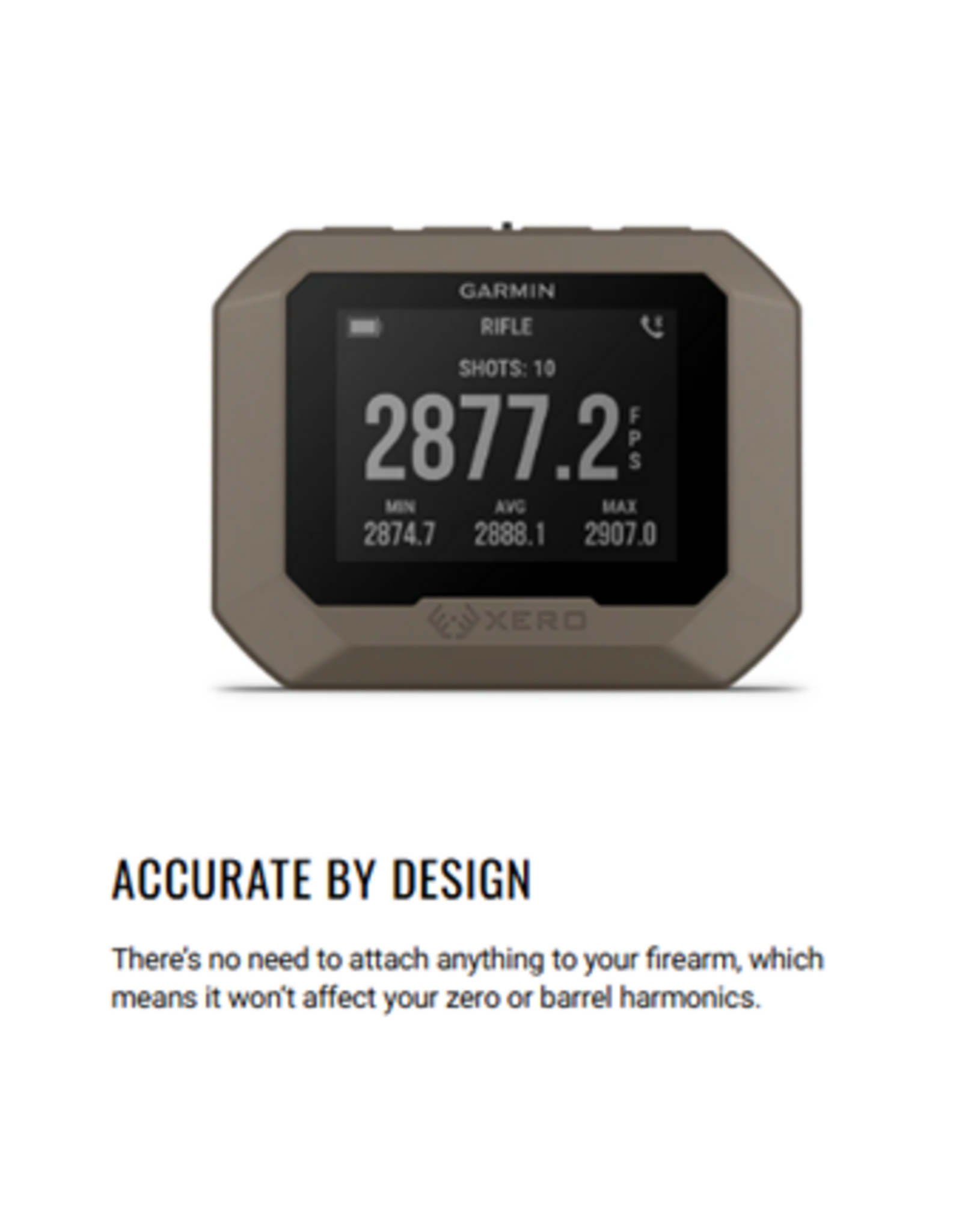 Garmin Xero C1 PRO Compact Ballistics Chronograph