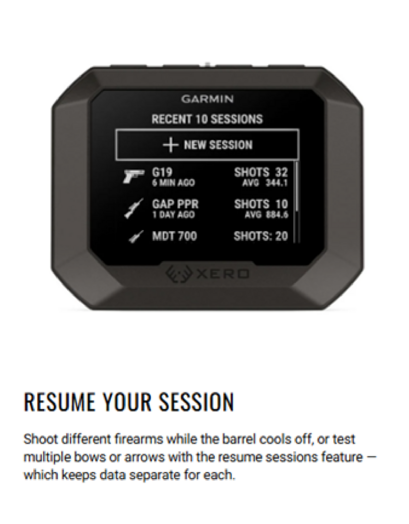 Garmin Xero® C2 Chronograph