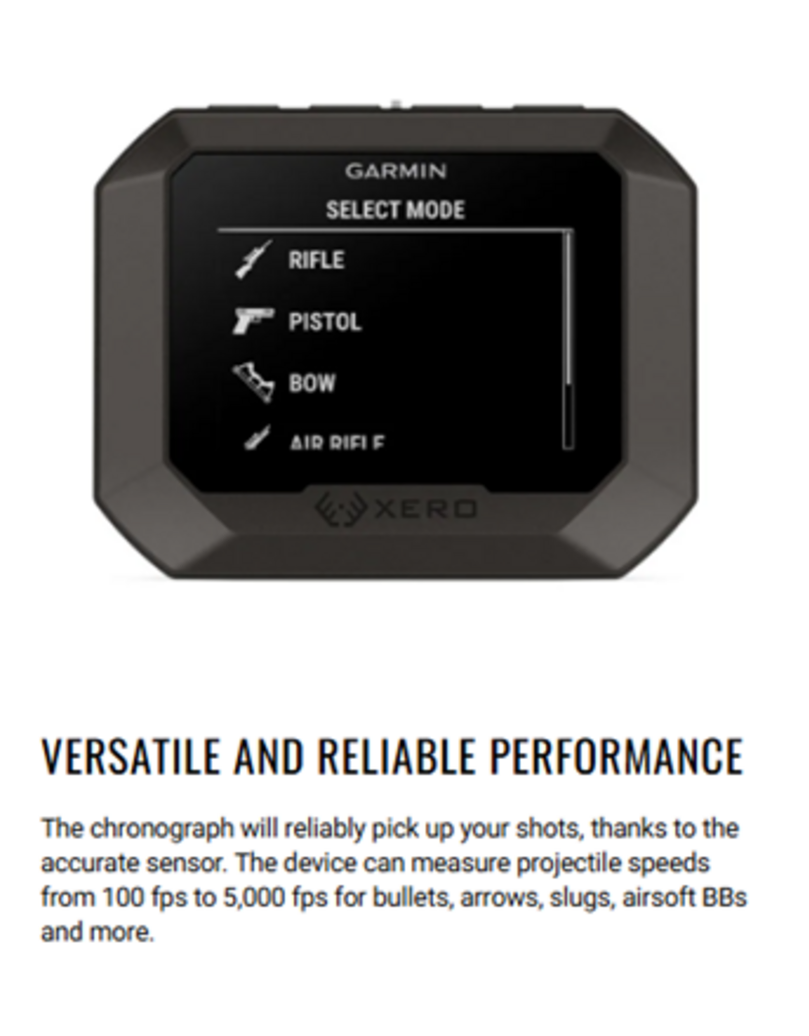 Garmin Xero® C2 Chronograph