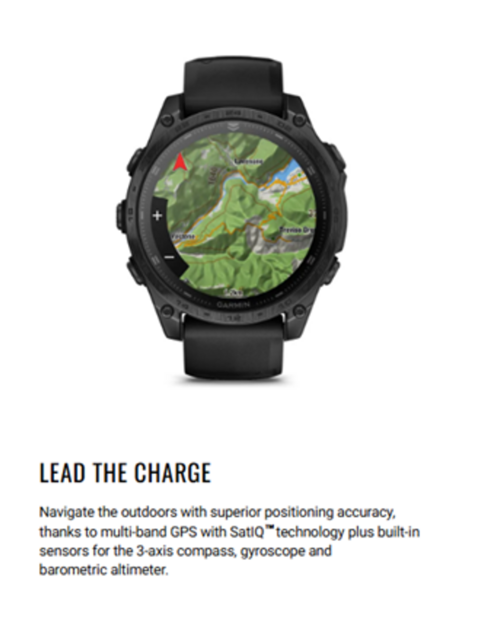 Garmin tactix® 8 – 47 mm, AMOLED  Includes Applied Ballistics Ultralight™ Solver