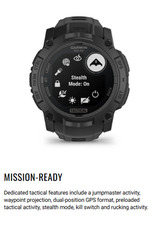 Garmin Instinct® 3 – 50 mm, Solar, Tactical Edition