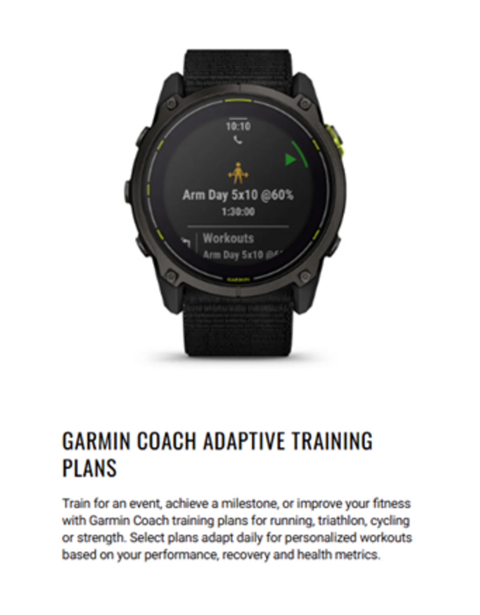 Garmin Enduro™ 3, Carbon Gray DLC Titanium with Black Ultrafit Nylon Strap