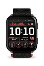 Garmin Venu® X1, Soft Gold with Titanium Caseback and French Gray Nylon Band