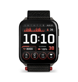 Garmin Venu® X1, Soft Gold with Titanium Caseback and French Gray Nylon Band