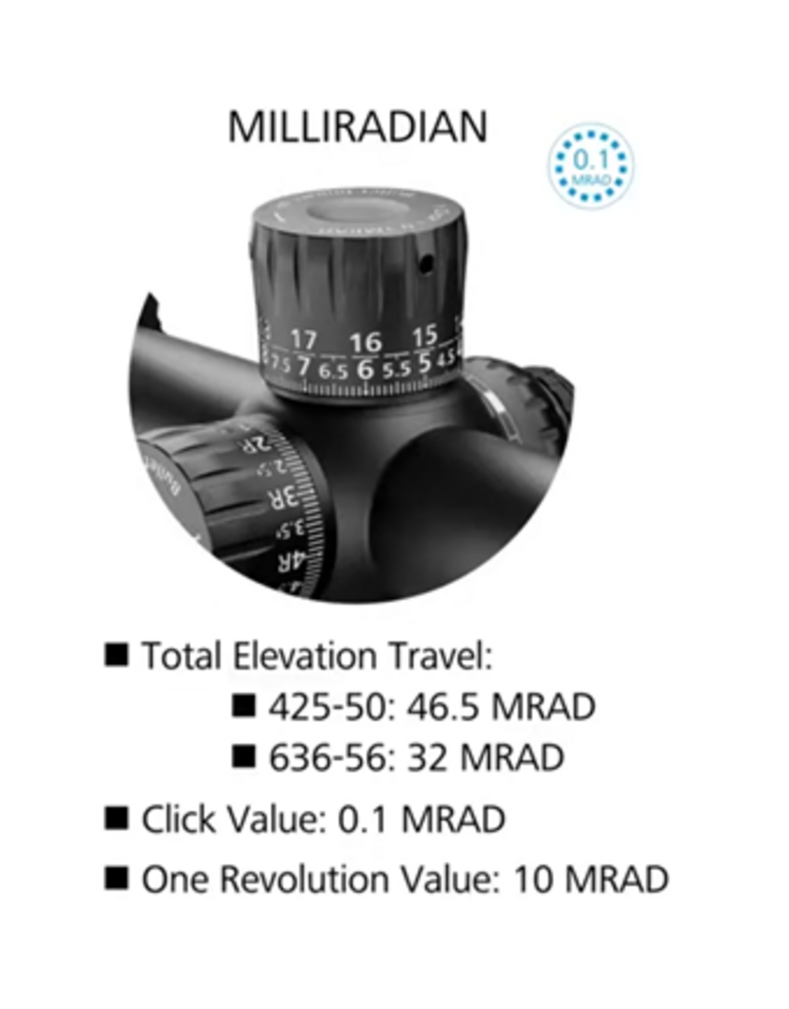 ZEISS LRP S3 6-36x56 First Focal Plane MRAD Illuminated MOAi Reticle 16 Ballistic Stop External Locking Windage .25 MOA Adjustable Parallax