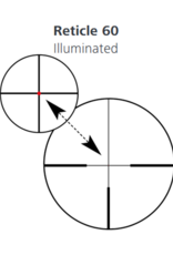 ZEISS Conquest V4 3-12x56 Illuminated Plex Reticle (#60) - External Elevation Turret - Ballistic Stop - Fixed Parallax - .25 MOA
