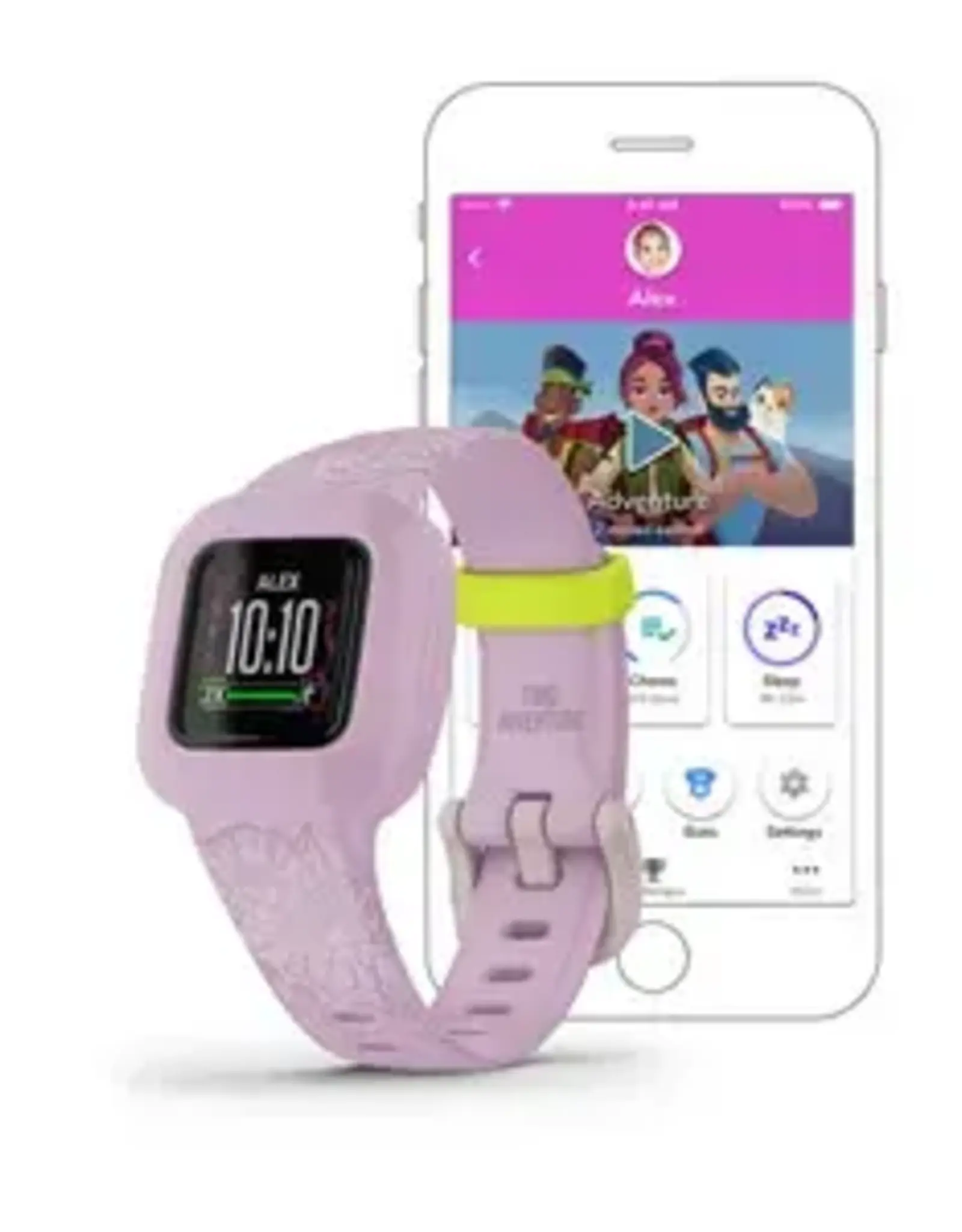 Garmin vívofit® jr. 3, Floral Pink