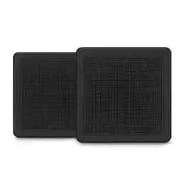 Garmin Fusion® FM Series Marine Speakers, 6.5" 120-Watt Square Black Flush Mount Marine Speakers (Pair)