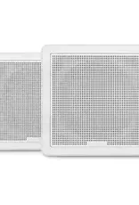 Garmin Fusion® FM Series Marine Speakers, 6.5" 120-Watt Square White Flush Mount Marine Speakers (Pair)