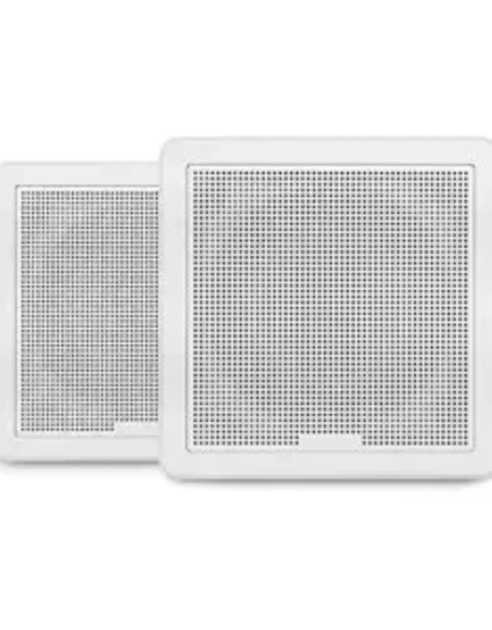 Garmin Fusion® FM Series Marine Speakers, 6.5" 120-Watt Square White Flush Mount Marine Speakers (Pair)
