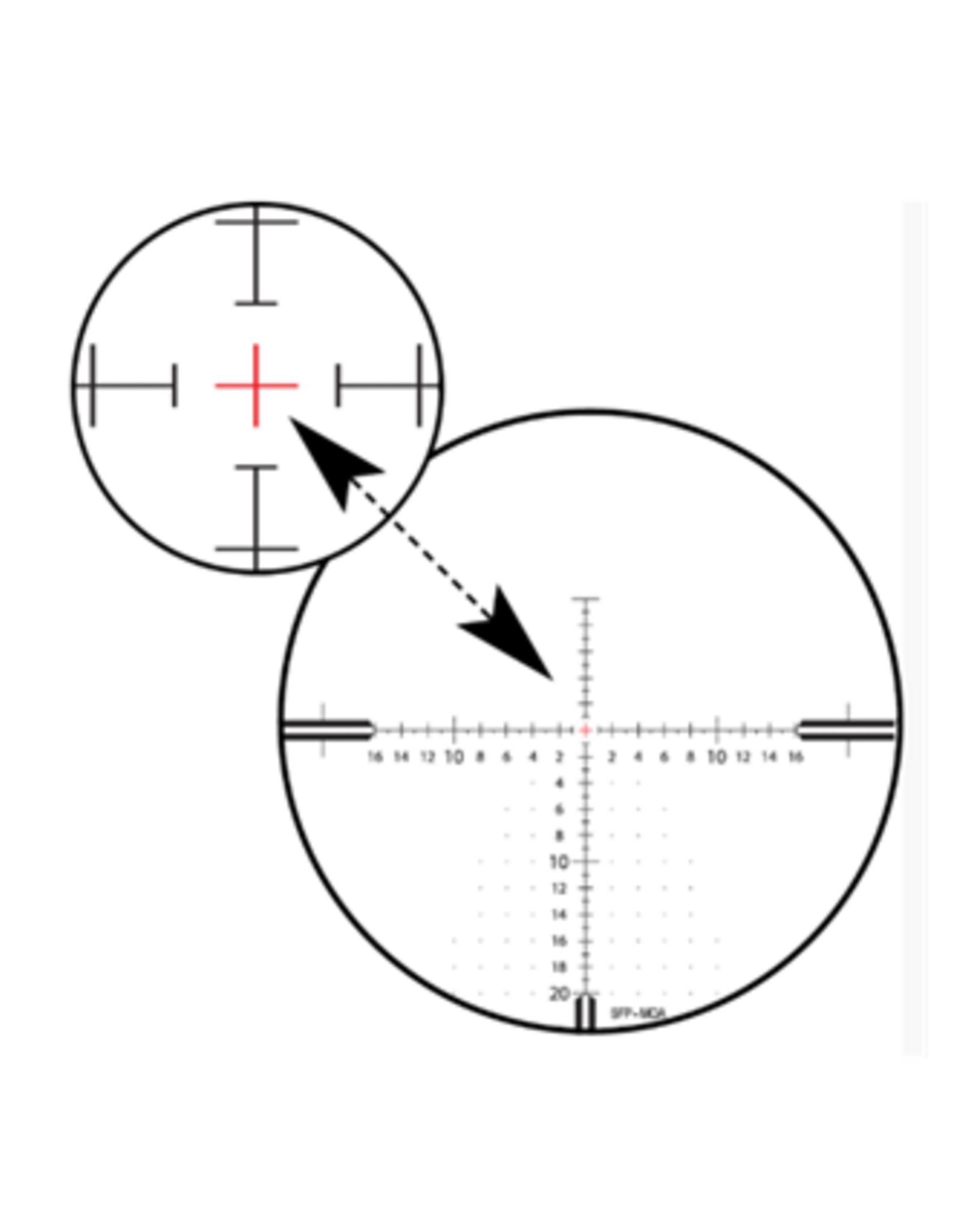 ZEISS Conquest V4 6-24x50 ZMOAi-T20 Illuminated Reticle 65 External Elevated Turret Ballistic Stop Adjustable Parallax (50 yds -∞) .25 MOA