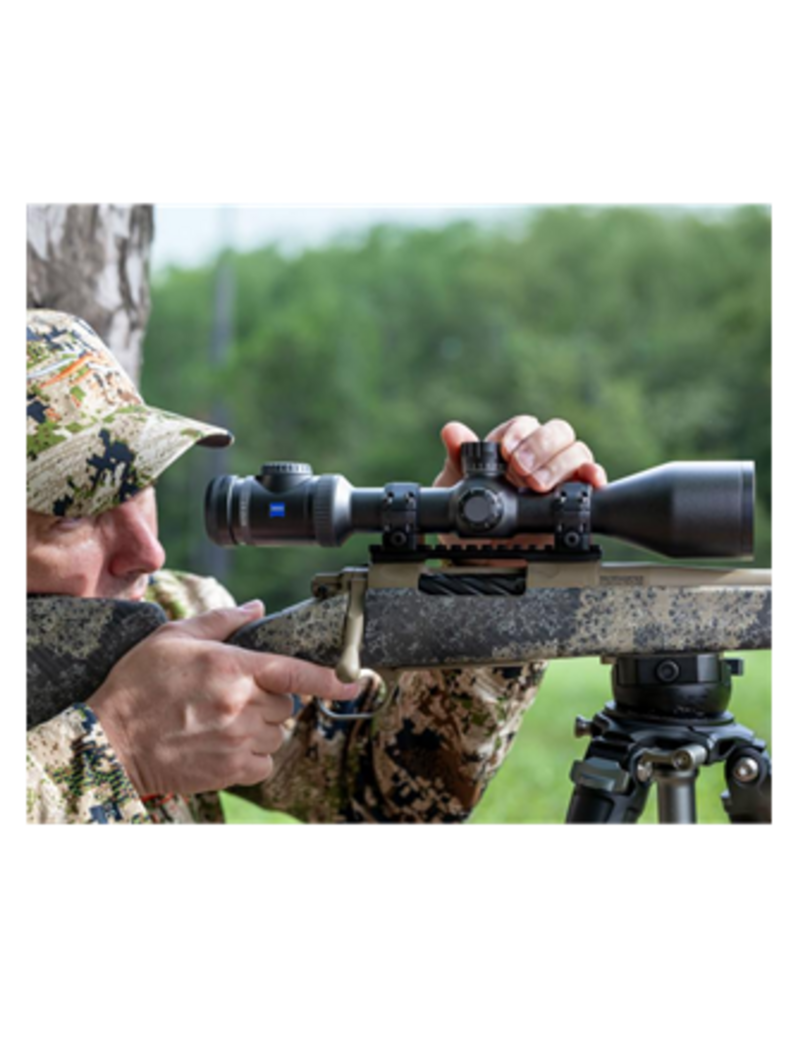 ZEISS - Sport Optics - Scopes and Binoculars ZEISS V8 N.A. 2.8-20x56 - Advanced Hunting Reticle 90 External Elevation Turret Ballistic Stop Capped Windage Turret .25 MOA Adjustable Parallax