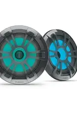 Garmin Fusion® EL Series Marine Speakers, 6.5" 80-Watt Sports Grey Marine Speaker (Pair) with RGB LED Lighting