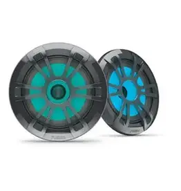 Garmin Fusion® EL Series Marine Speakers, 6.5" 80-Watt Sports Grey Marine Speaker (Pair) with RGB LED Lighting