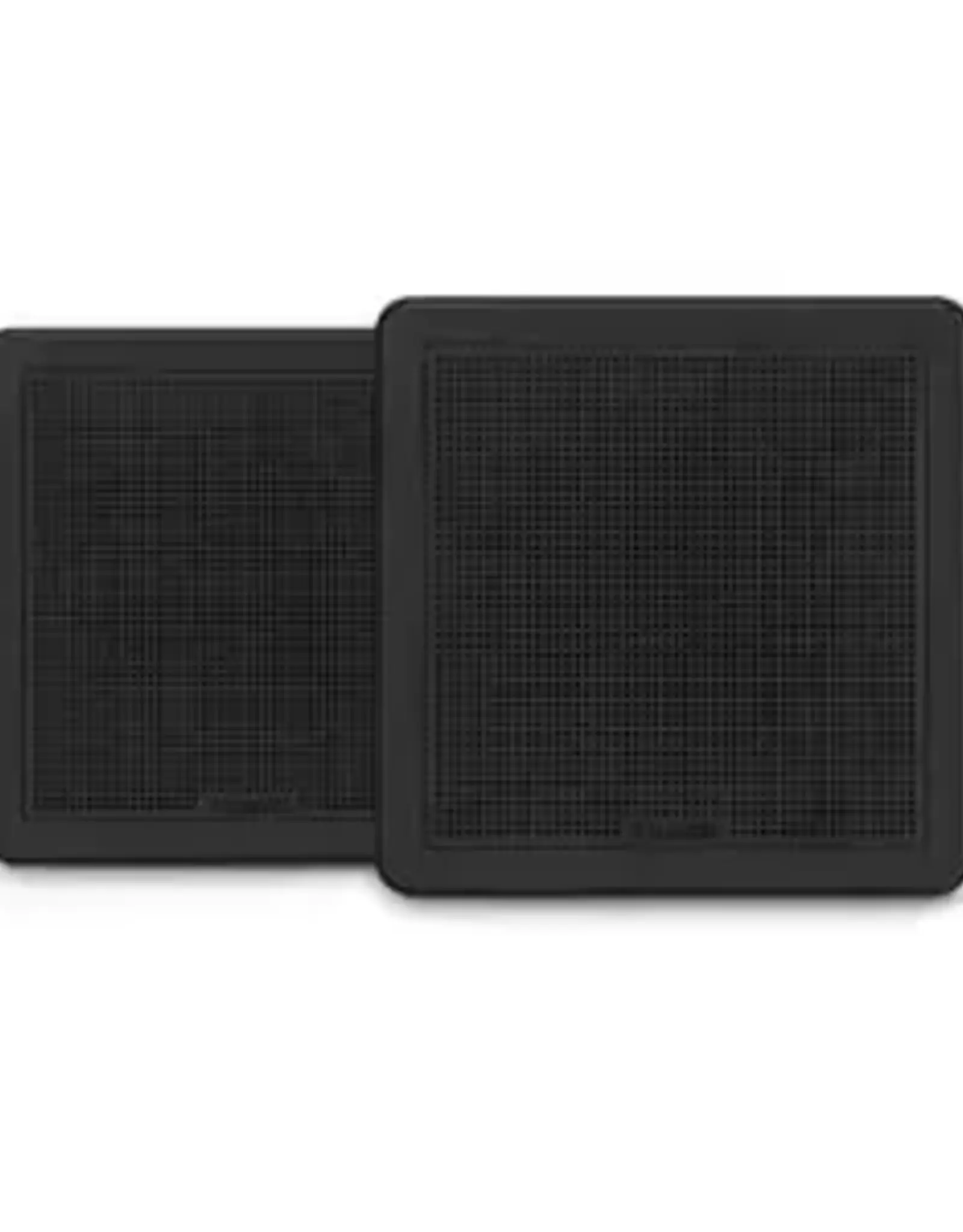 Garmin Fusion® FM Series Marine Speakers, 7.7" 200-Watt Square Black Flush Mount Marine Speakers (Pair)
