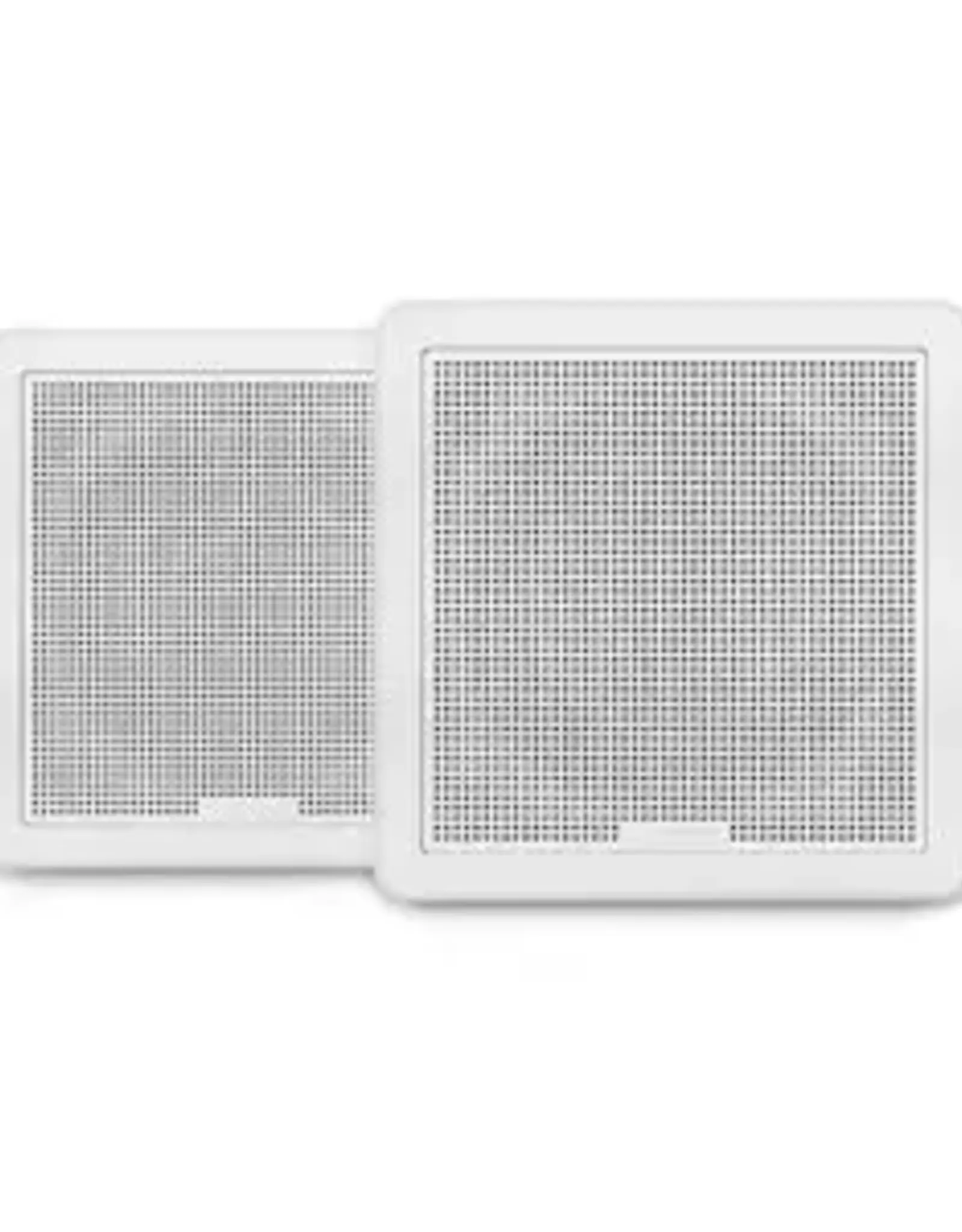 Garmin Fusion® FM Series Marine Speakers, 7.7" 200-Watt Square White Flush Mount Marine Speakers (Pair)