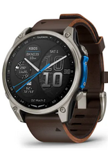 Garmin D2™ Mach 2 – 47 mm, Titanium with Oxford Brown Leather Band