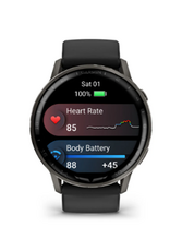 Garmin D2™ Air X15, Silver with Black Silicone Band