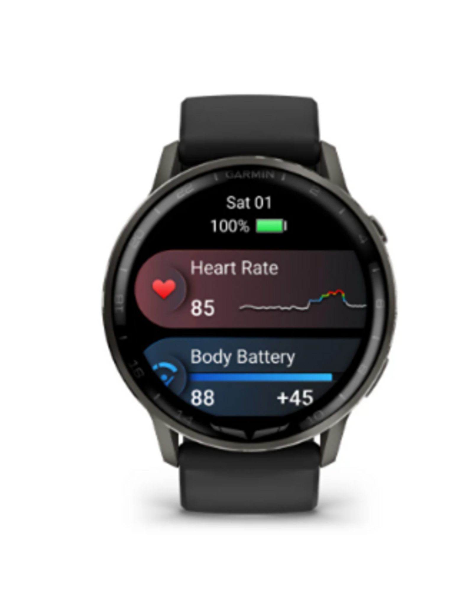 Garmin D2™ Air X15, Silver with Black Silicone Band